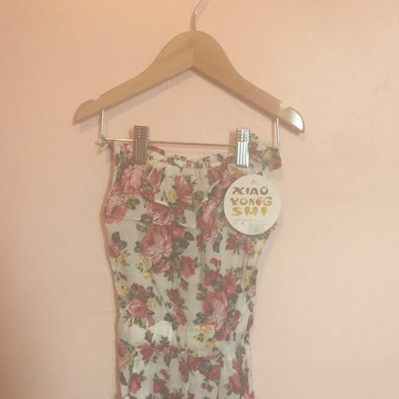 FLORAL CAPRI ROMPER - Picture 1 of 3